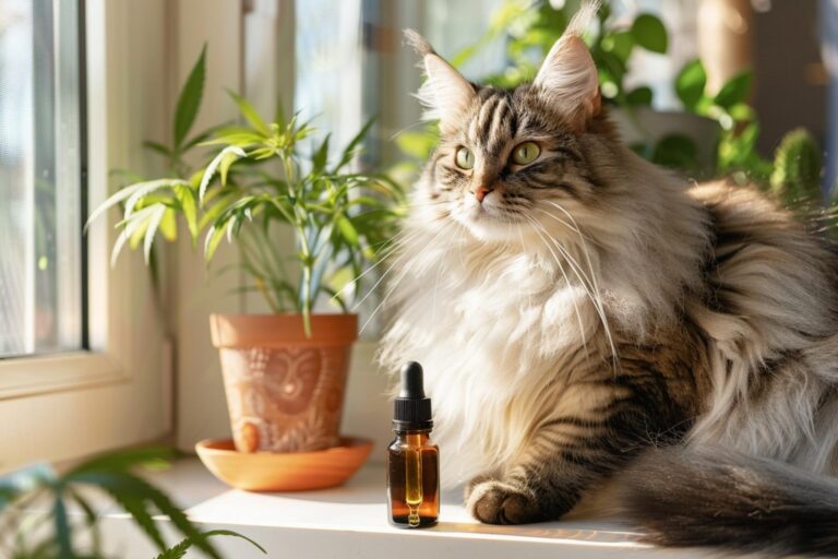 Huile de CBD pour chat