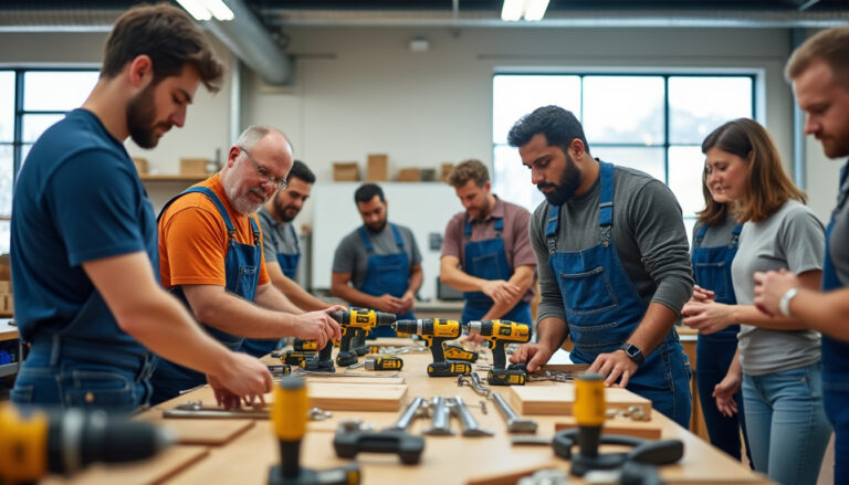 découvrez les formations pratiques proposées par l’académie du bricolage éligibles au cpf pour apprendre à rénover, décorer ou entretenir votre habitat. formez-vous facilement pour réaliser vos projets de bricolage en toute autonomie !